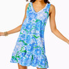 Camilla V-Neck Dress Frenchie Blue Suns Out