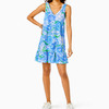 Camilla V-Neck Dress Frenchie Blue Suns Out