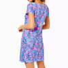 Upf 50+ Sophiletta S/S Soleil Pink Palm Paradise Engineered Knit Dress