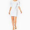 Knowles Dress Resort White Kint Pucker Jacquard