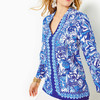 Luna Bay Tunic Blue Tang Flocking Fabulous Engineered Tunic