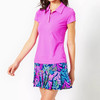 Frida Scallop Polo Upf 50 Orchid Oasis