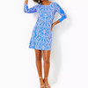 Ophelia 3/4 Sleeve Dress Abaco Blue Have It Both Rays Eng Knit Dress