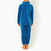 Mini Mallie Velour Pant Indigo Breeze