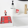 Melamine Guest Towel Holder Pinstripes