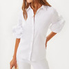 The Flower Lilly Shirt Resort White
