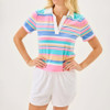 Brunella Polo Fresh Water Blue Al Fresco Stripe
