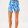 Gretchen High Rise Short Sunwashed Blue Citrus Crush