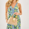 Carmilla Maxi Dress Sapphire Pool Tropical Tango Eng Knit Maxi