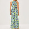 Carmilla Maxi Dress Sapphire Pool Tropical Tango Eng Knit Maxi