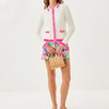 Brockton Polo Cardigan Coconut X Pink Bliss Tipping