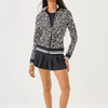 Regate Jacket Upf 50+ Noir Purrfect Pounce Knit Jacquard