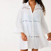 Elspeth Tiered Coverup Resort White