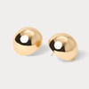 Etta Stud Earrings Gold Metallic 1 Sz