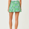 Zadora High Rise Skort Upf 50+ Putting Green Lilly Of The Valley