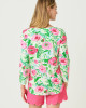 Key West 3/4 Sleeve Top Multi Poppy Party