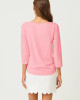 Key West 3/4 Sleeve Top Conch Shell Pink