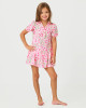 Mini Bingley Dress Conch Shell Pink Lil Sunny Daisies