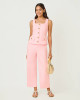 26" Sarissa High Rise Crop Pant Pink Muse