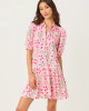 Bingley Dress Conch Shell Pink Sunny Daisies