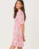 Bingley Dress Conch Shell Pink Sunny Daisies