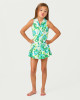 Mini Federica Dress Upf 50+ Resort White Monarch Rose