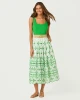 Lissette Midi Dress Putting Green Spring Showers Eyelet