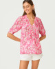 Elsa Short Sleeve Top Confetti Pink Liza