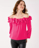 Analea Off the Shoulder Sun Shell Pink