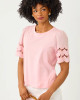 Sebene Knit Top Pink Muse