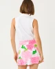 Frida Sleeveless Bow Polo Upf 50+ Resort White