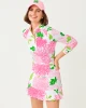 Justine Half Zip Upf 50+ Resort White Lil Go With The Flow