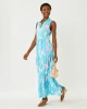 Riegan Maxi Dress Capri Blue Shelden