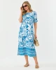 Zarah Upf 50+ Dress Resort White Oversized Harlillyquin Engineered Knit Dress