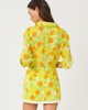 Sea View Button Down Island Palm Zest