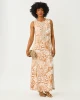 Edita Maxi Shift Dress Iced Latte Oversized Jims Stuff