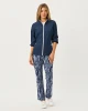 Corso Kick Flare Pant Upf 50+Low Tide Navy Lil Palm Prowl Golf
