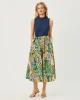 Prima Midi Dress Multi Palm Prowl
