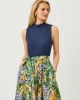 Prima Midi Dress Multi Palm Prowl