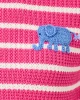 Jovienne Sweater Pink Aster Shine Bright Stripe