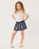 Girls Sylvana Skort Low Tide Navy Lil Palm Prowl