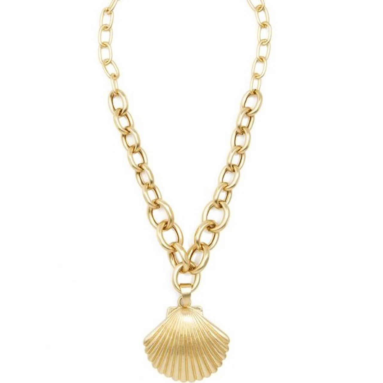 Chunky Beaded Pendant Necklace | Anthropologie