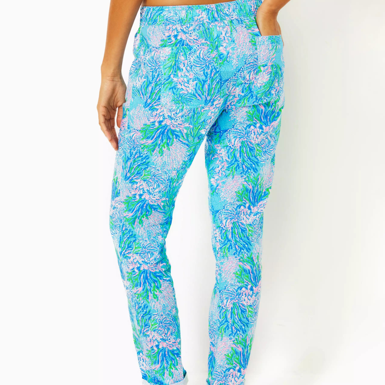 Jupe Ou Skort Lilly Pulitzer Luxletic - Taille S - Multicolore (Aqua) - Occasion Parfait état
