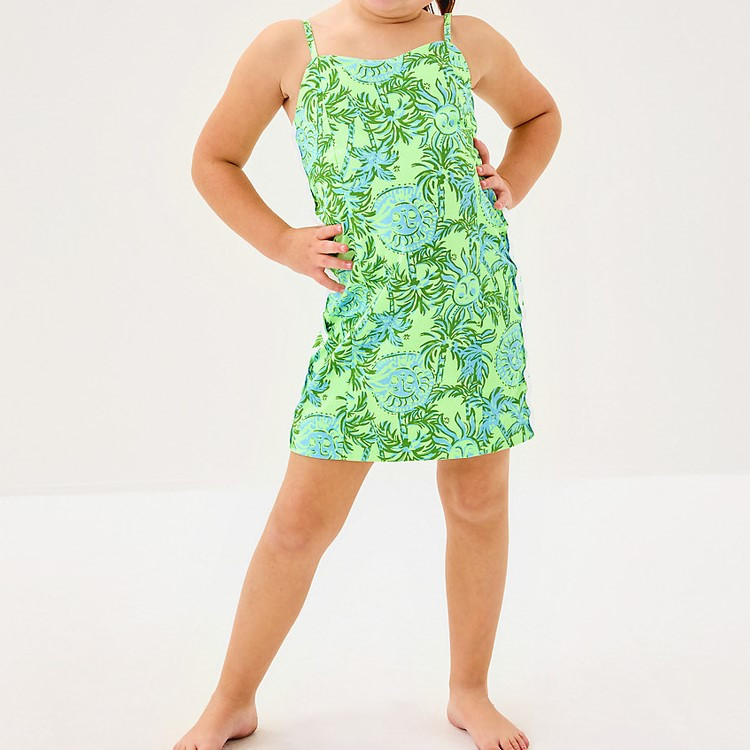 Mini Shelli Dress Cool Mint Catchin Rays - Country Classics