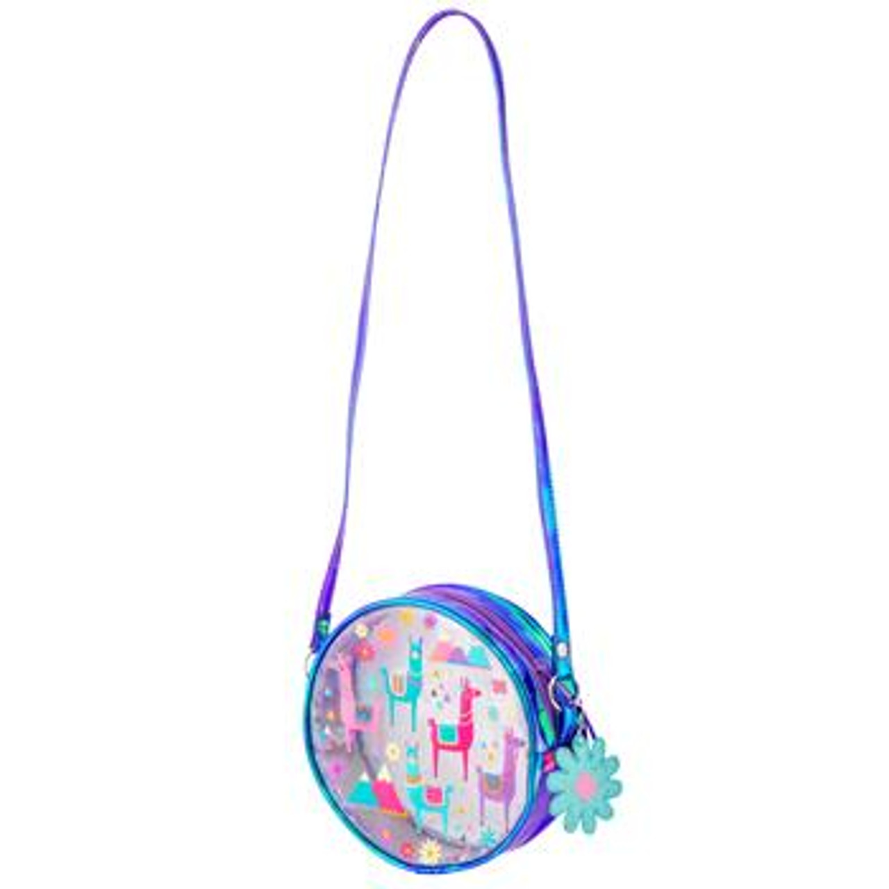 iridescent clear crossbody bag