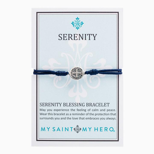 Serenity Blessing Bracelet - Navy/Gold