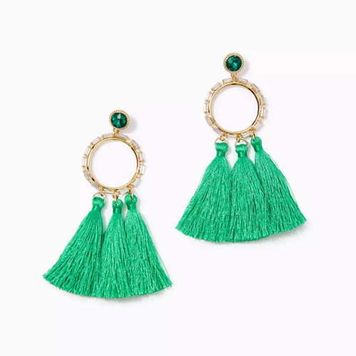 In A Holidaze Earrings Botanical Green 1 Sz