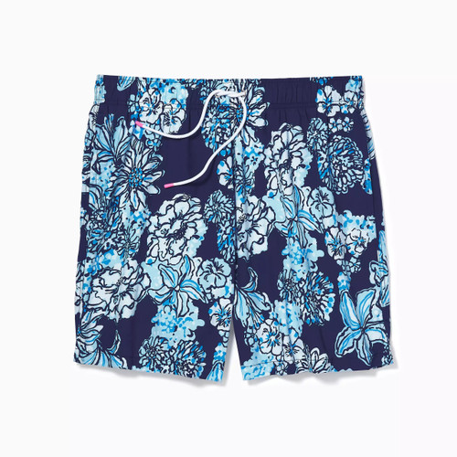 Mens Capri Trunk Low Tide Navy Bouquet All Day