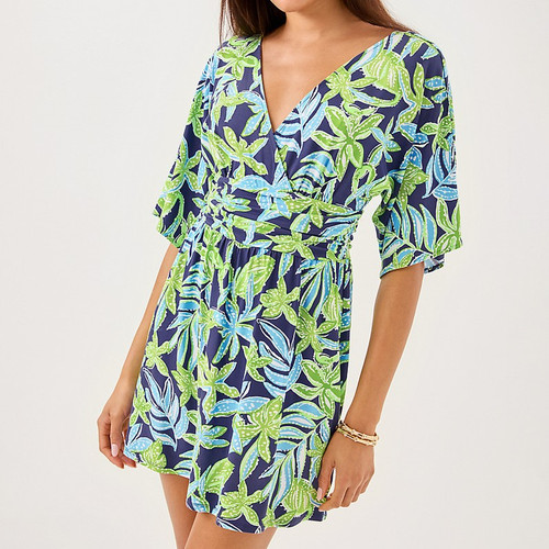 Parigi Knit Skort Romper Sapphire Pool Tropical Tango