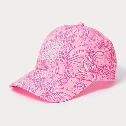 Logo Run Around Hat Conch Shell Pink Pennys